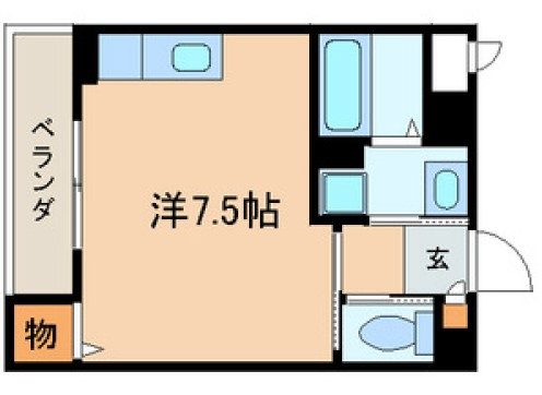 シャーメゾン美樹の間取り