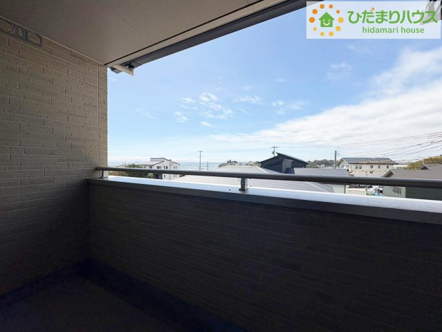 タマタウン東大沼　新築戸建　１号棟のバルコニー|雨の日も安全なインナーバルコニー☆安心してお出かけできますね(^_-)-☆