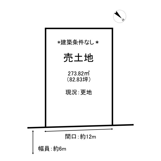 鳥取市雲山土地の土地図