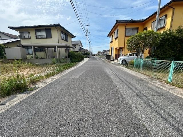 鳥取市雲山土地の前面道路含む現地写真