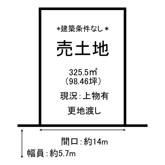 鳥取市湖山町北4丁目土地の土地図