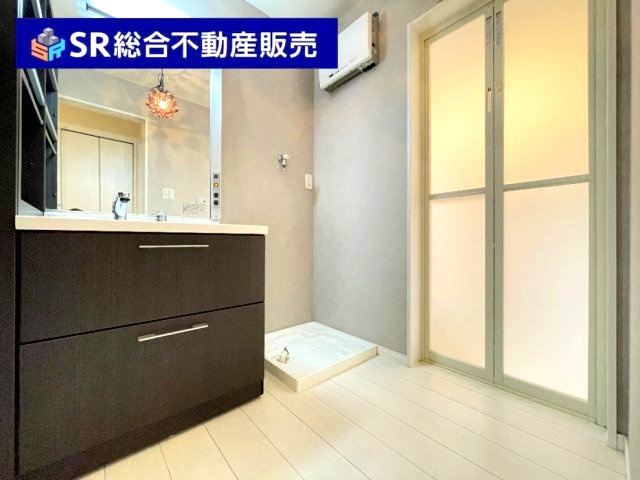 吉田4丁目中古戸建の脱衣所|室内洗濯機置場もございます！