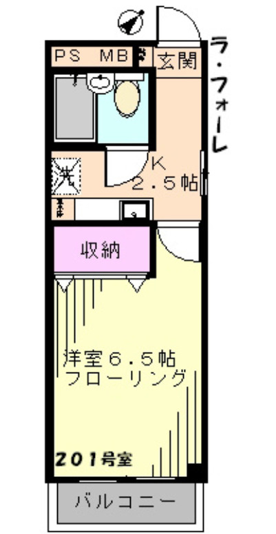 ラ・フォーレの間取り