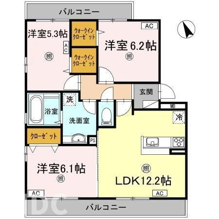ラフィーナの間取り