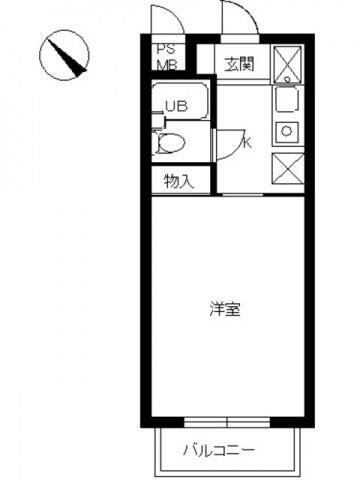 スカイコート本郷東大前の間取り