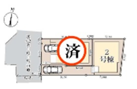 市川市高谷２丁目の区画図