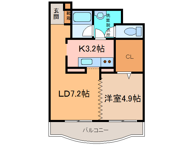 コーポS＆Kの間取り