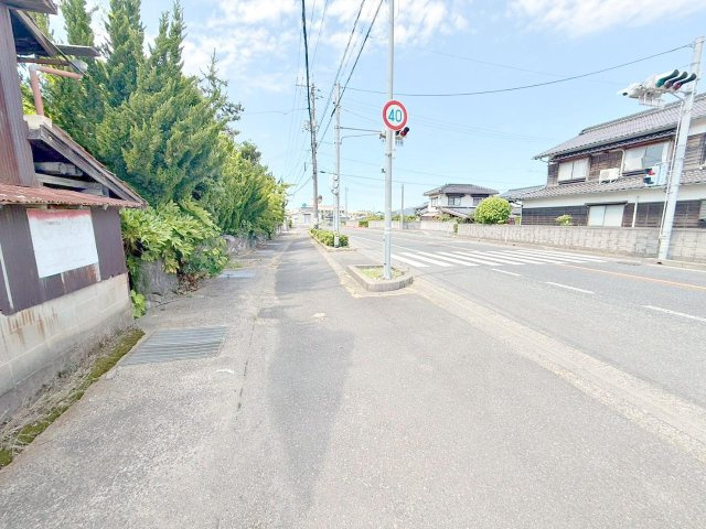 鳥取市野寺土地の前面道路含む現地写真