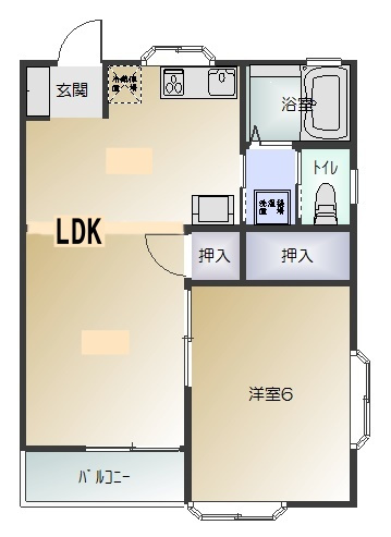 グランドール北陽の間取り