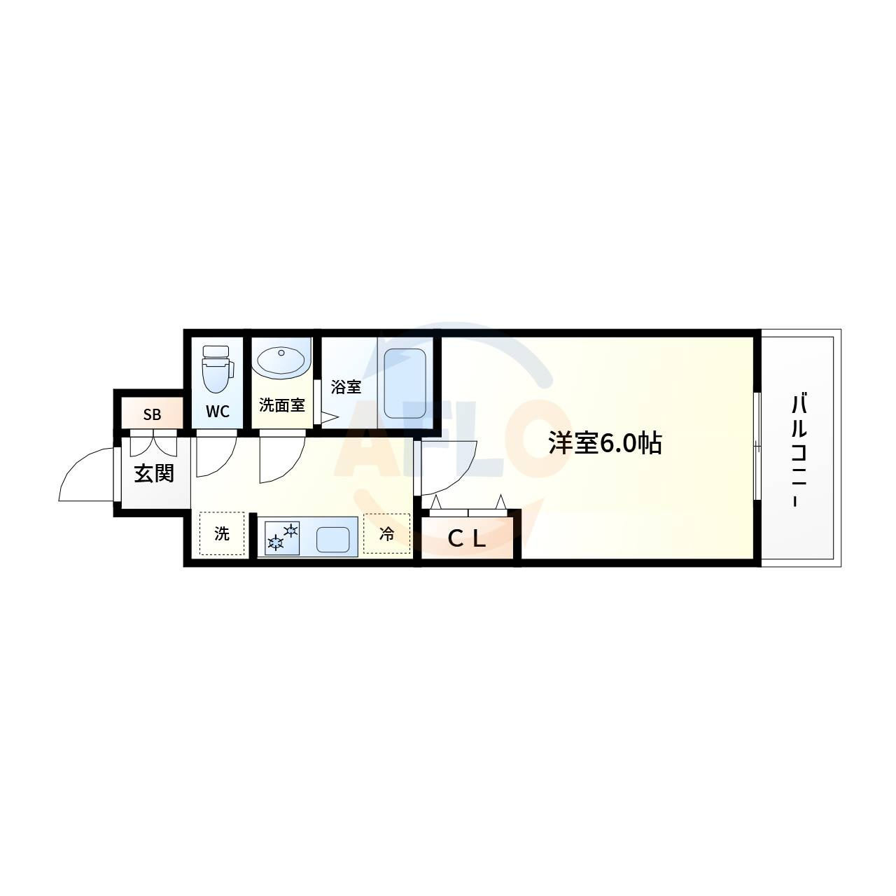 プレサンスドームシティの間取り|プレサンスドームシティ　間取り
