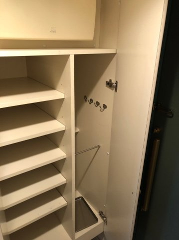 中央区日本橋３丁目の賃貸マンションの収納|シューズボックス