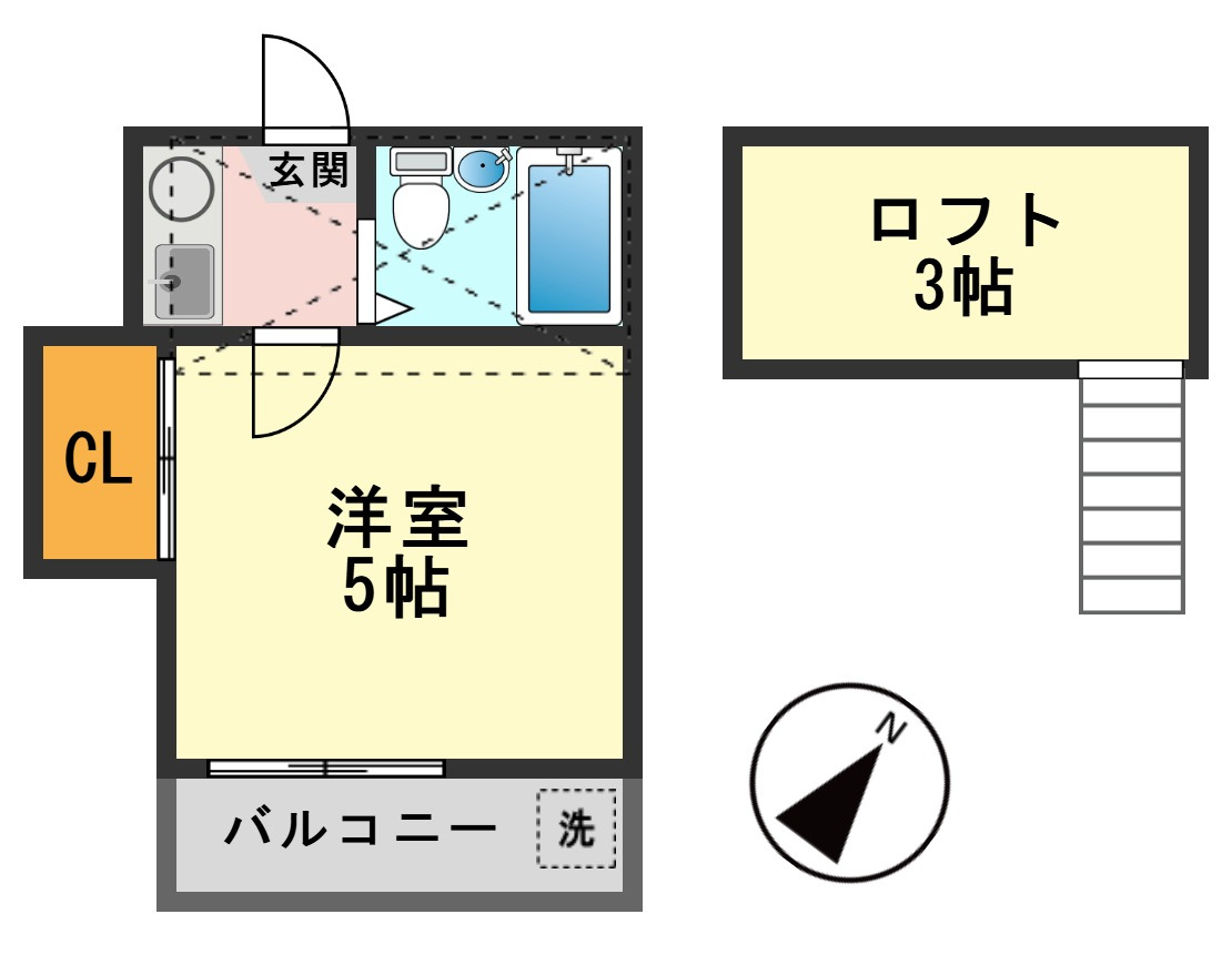T’sフラット柴又の間取り