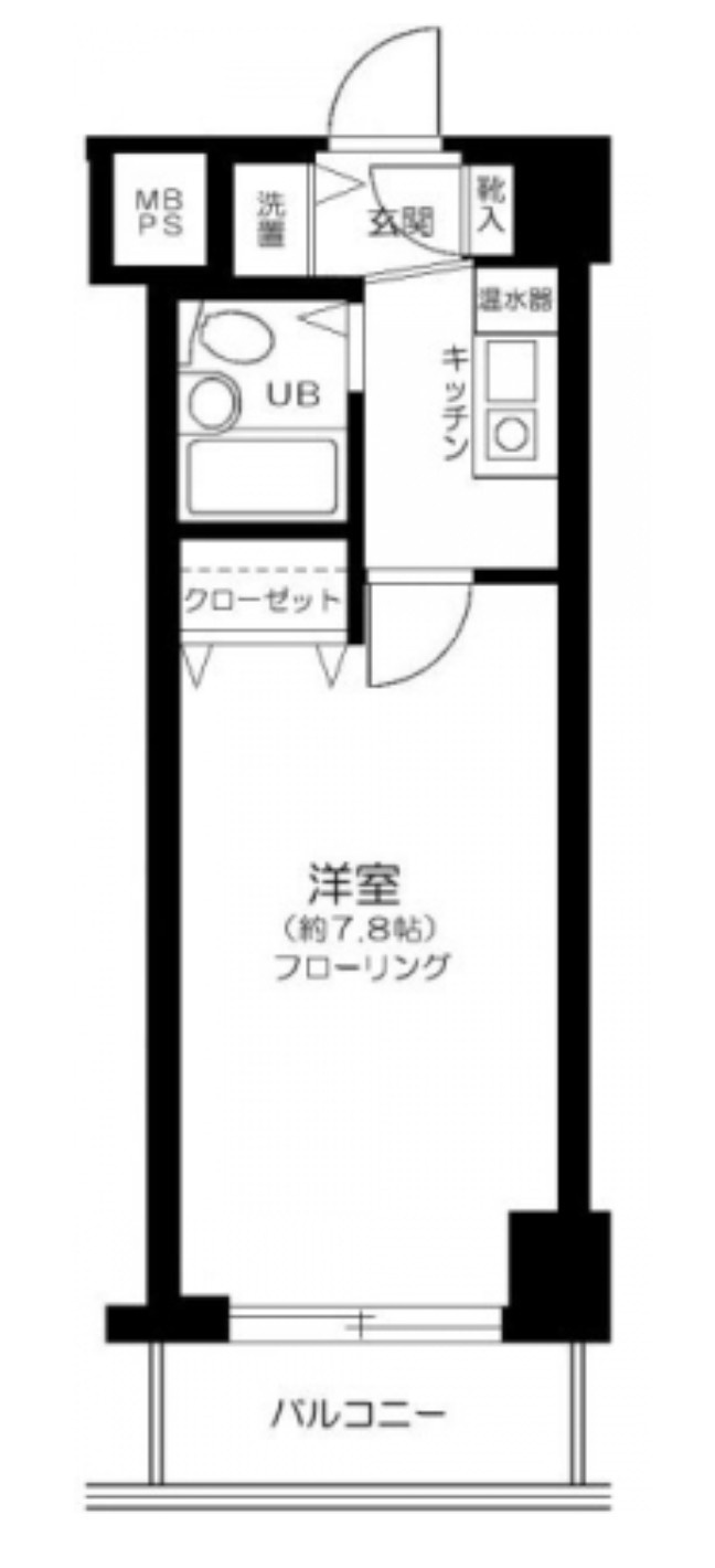 シティハイツ新小岩の間取り
