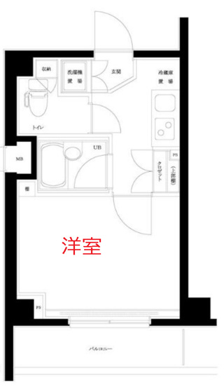 【間取り】 | ルーブル蒲田六番館