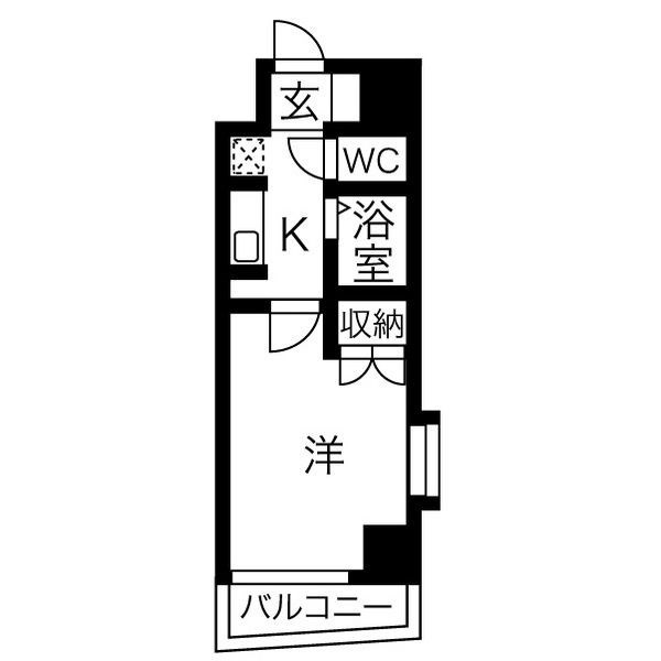 ロマネスク大橋第6の間取り