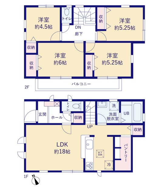 船橋市小室町の間取り