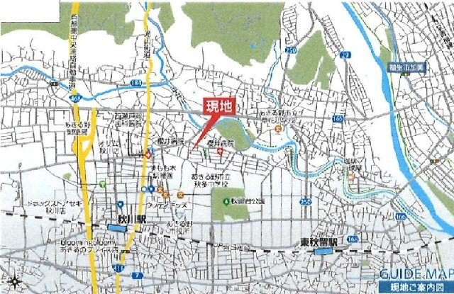 あきる野原小宮　新築戸建　全2棟　2号棟の地図