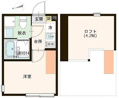 テラス１０２９の間取り