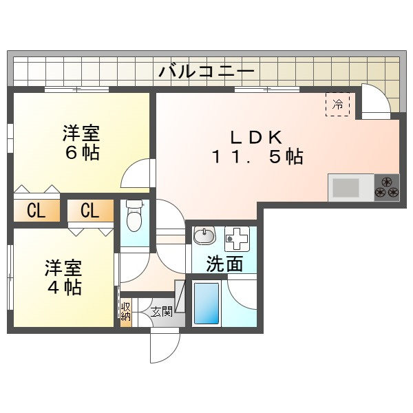EG-11の間取り