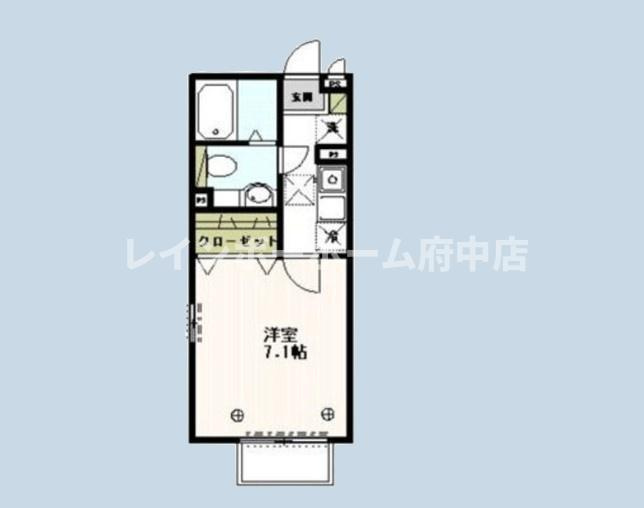 クレールメゾンⅠの間取り|※別号室参考写真