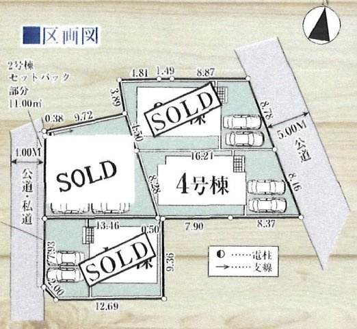GRAFARE　あきる野市草花5期　新築　全4棟　4号棟の区画図