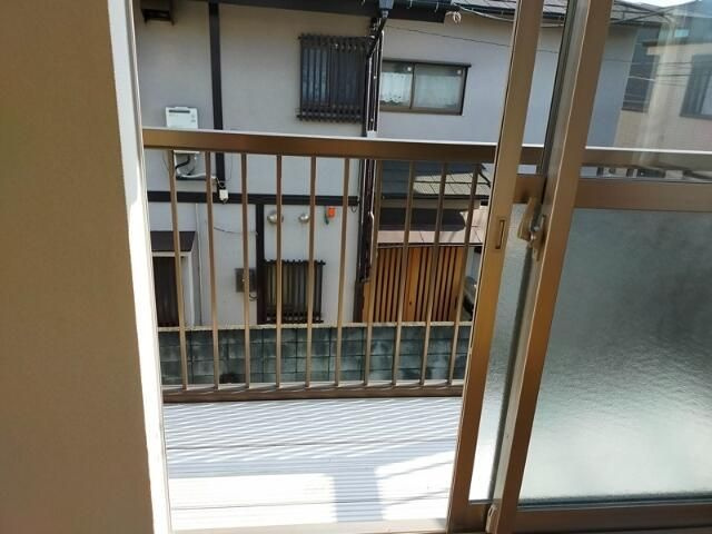 ベルメゾンのバルコニー