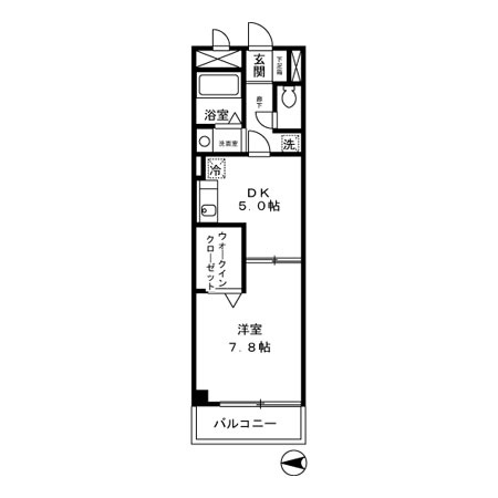 小平市上水本町２丁目の賃貸マンションの間取り