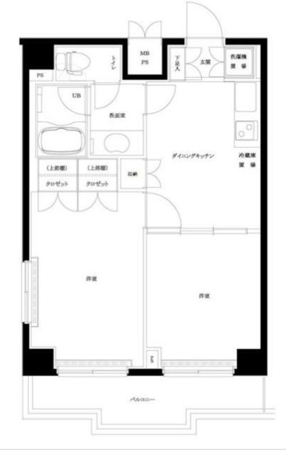 ルーブル中野沼袋の間取り