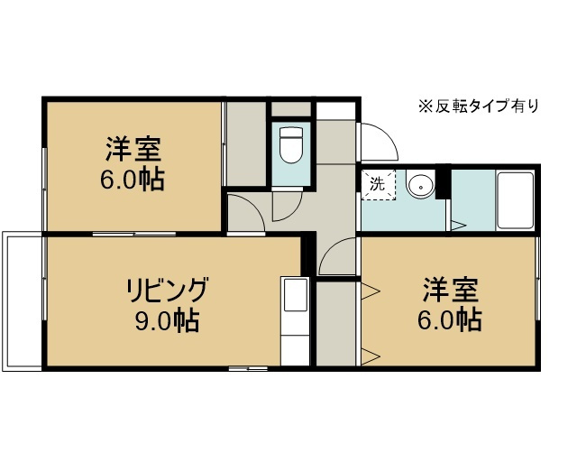 フラットMの間取り