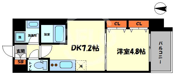 ATKレジデンスなんば　敷津小学校区の間取り|ATKレジデンスなんば　間取り