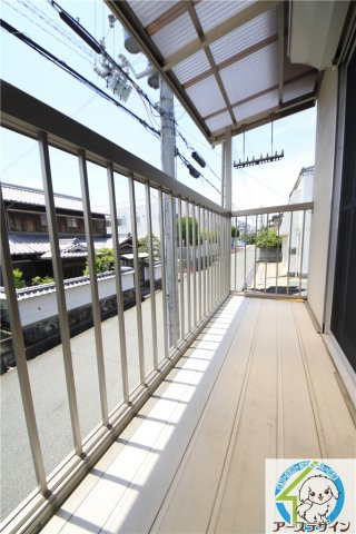 第２都荘のバルコニー|※類似部屋