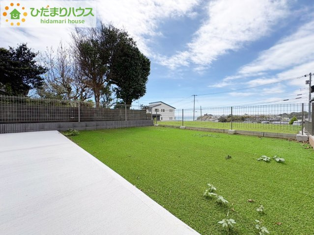 タマタウン東大沼　新築戸建　2号棟の庭|お庭付物件になります！お庭遊びや、プールなどお子様も大喜び(^^)
