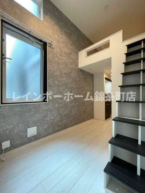 足立区千住関屋町のアパートの居間・リビング