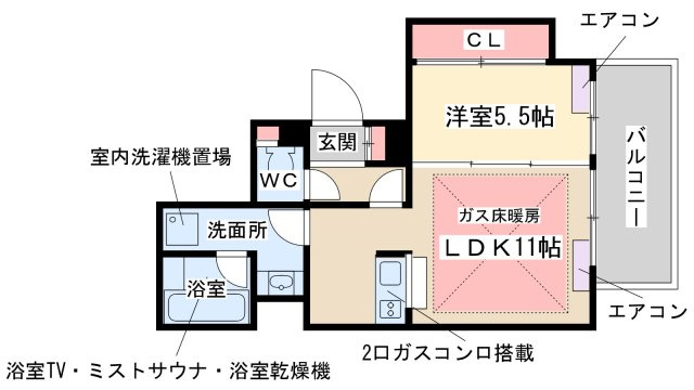 【間取り】 | インザグレイス東三国