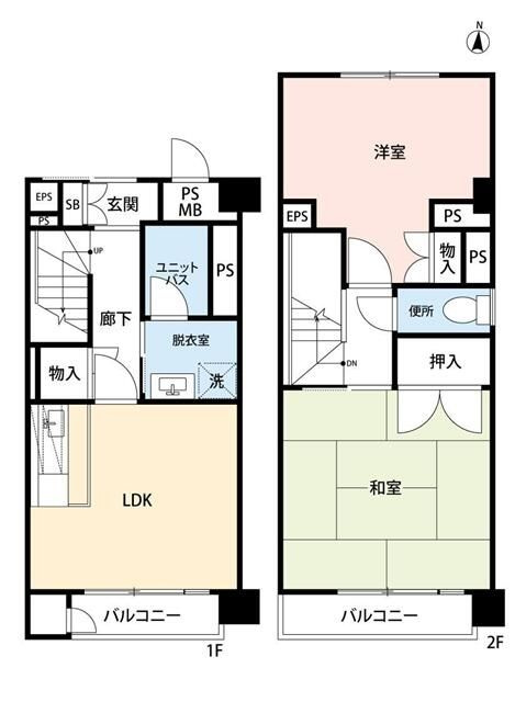 エストレージュ文京千駄木の間取り