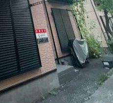 浅野ハイツのエントランス
