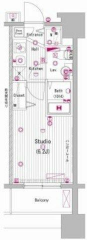 グランド・ガーラ代々木参宮橋の間取り