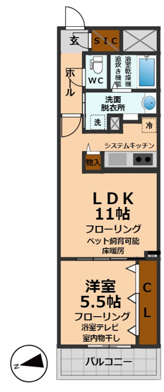 【間取り】 | AZALETY上北沢