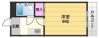【間取り】 | アバンティ東岸和田4番館