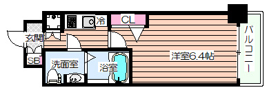 【間取り】 | ジュネーゼグラン南堀江