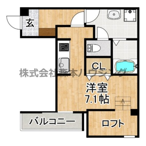 【間取り】 | 　ルーチェイワフネ