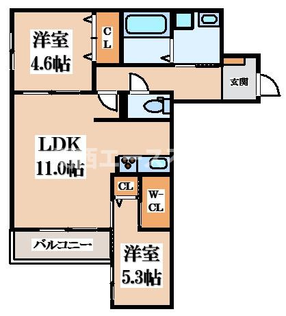 【間取り】 | KOGI Residence花園本町