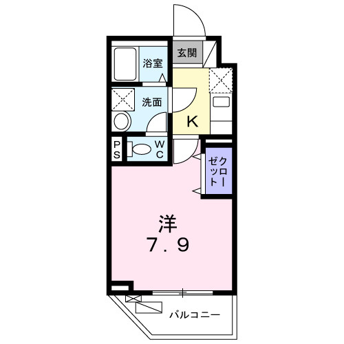 フィーカ蒲田の間取り