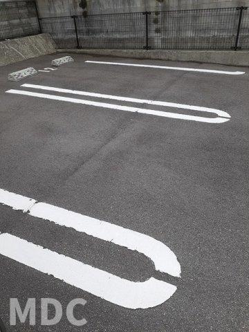 徳島市北沖洲１丁目のアパートの駐車場