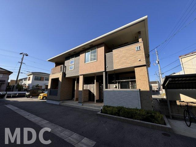 徳島市北沖洲１丁目のアパートの外観