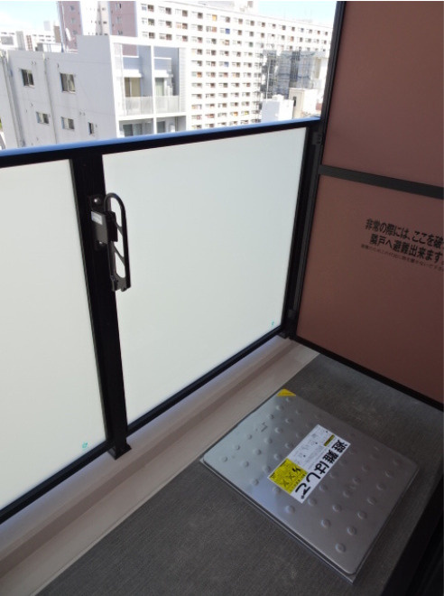 T-TERRACE西大島のバルコニー