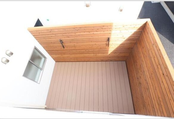 (仮)東若林町キャレノワールのバルコニー