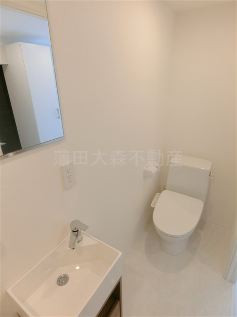 蒲田駅人気賃貸マンションの洗面所