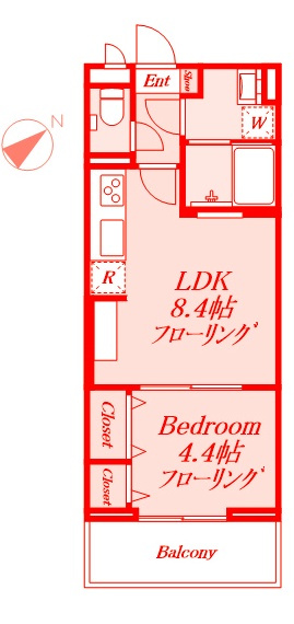 リブリ・YK津久井浜の間取り|人気の1LDK・31.46㎡