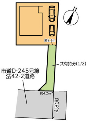 【区画図】 | 厚木市及川２丁目　限定１棟　新築住宅